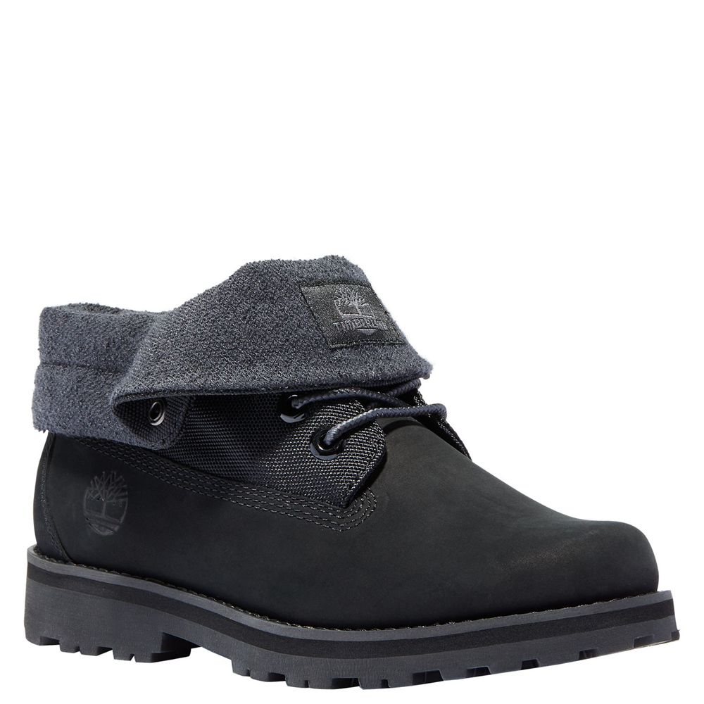 Tenisi Timberland Copii Negrii - Junior Courma Roll-Top Boots - Romania - FLEXSJ965